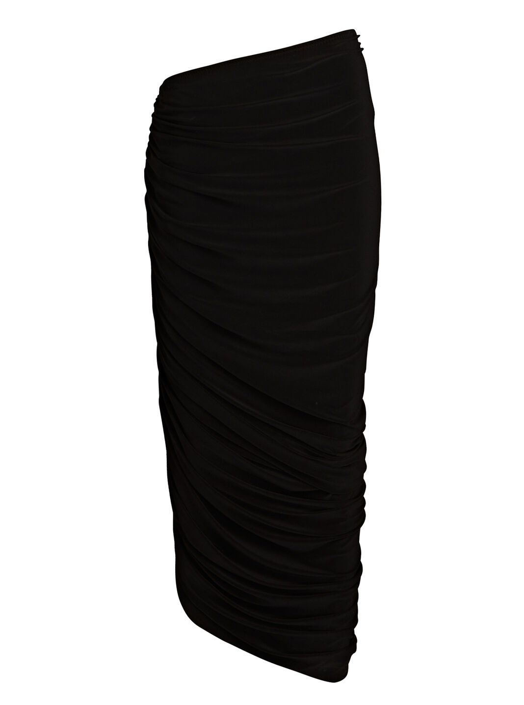 Diana Ruched Jersey Maxi Skirt