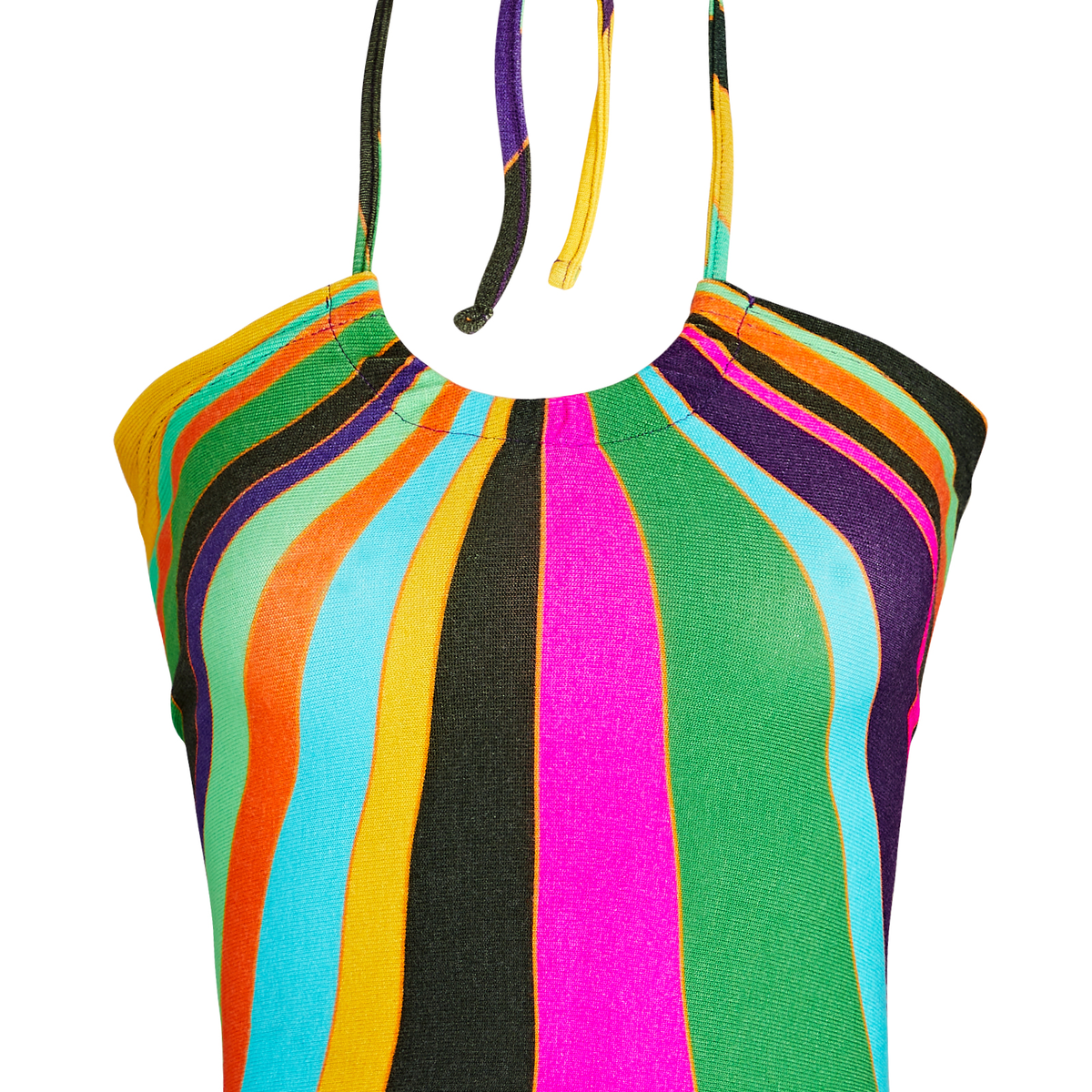 SIEDRÉS Janis Printed Knit Halter Top In Multi | INTERMIX®