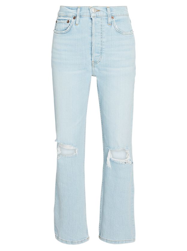 90s High-Rise Ankle Crop Jeans