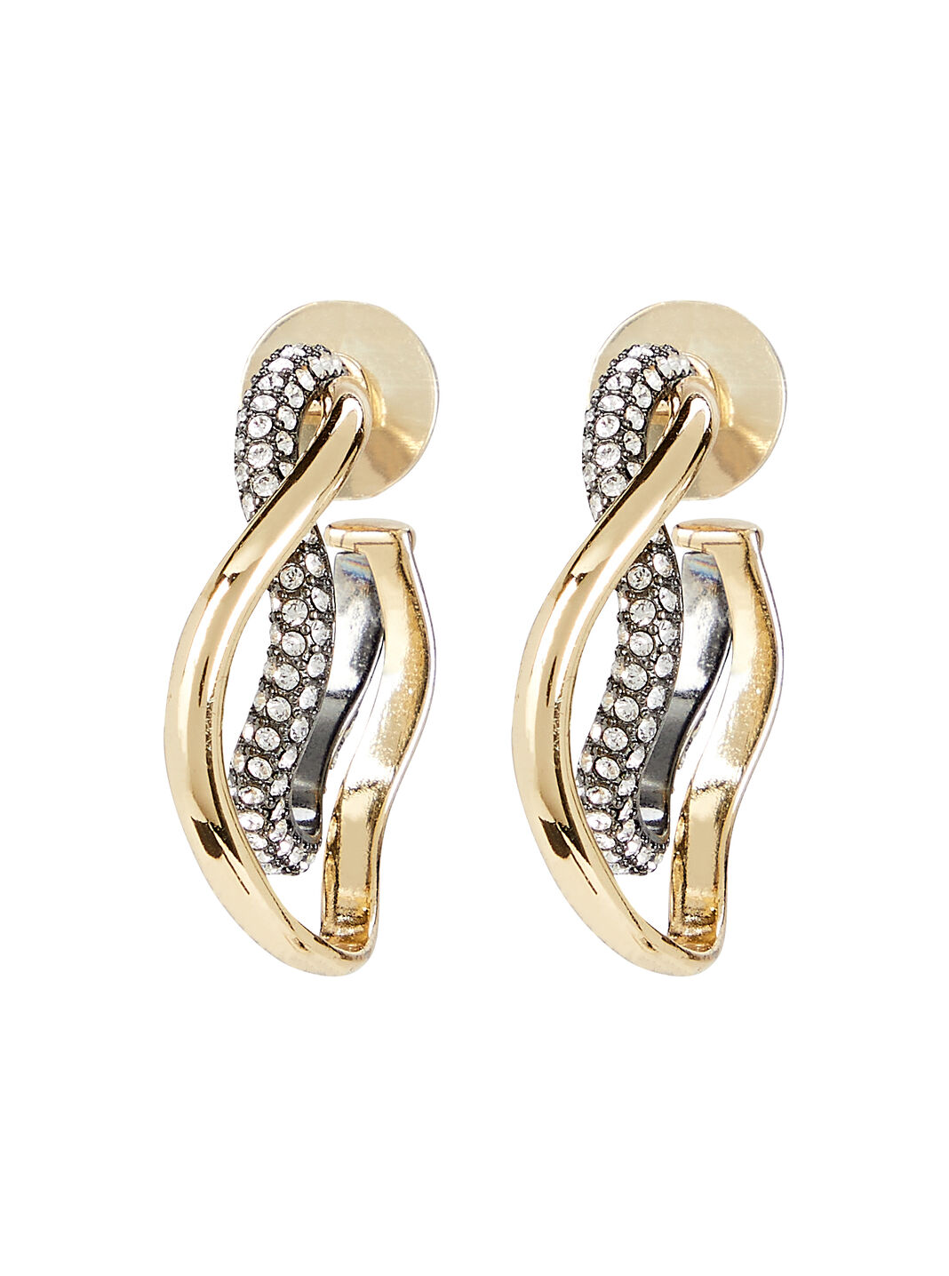 Sia Gold-Plated Layered Hoop Earrings