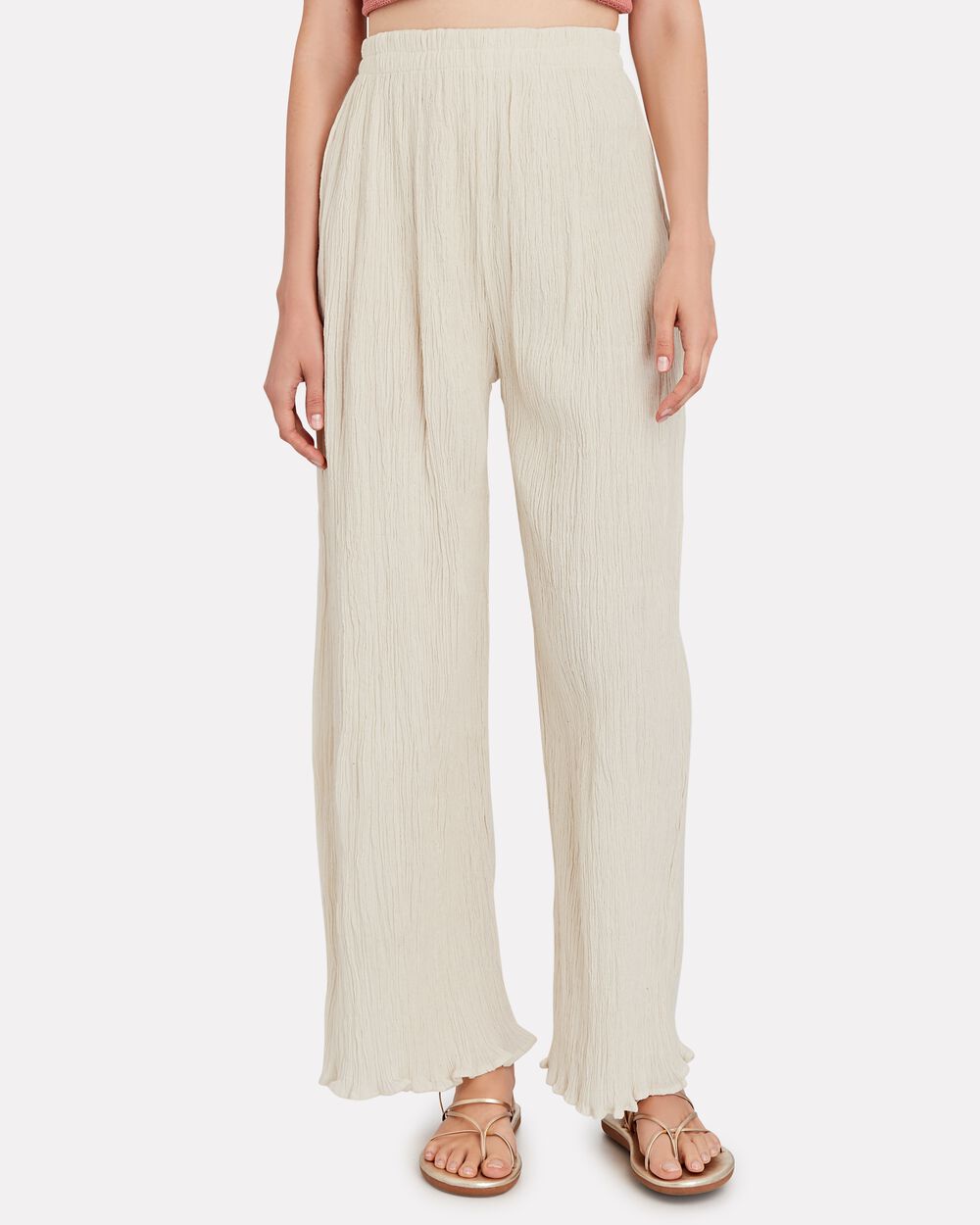 Label Cotton Pants | Organic Flow Savannah The Morrow Wide-Leg INTERMIX®