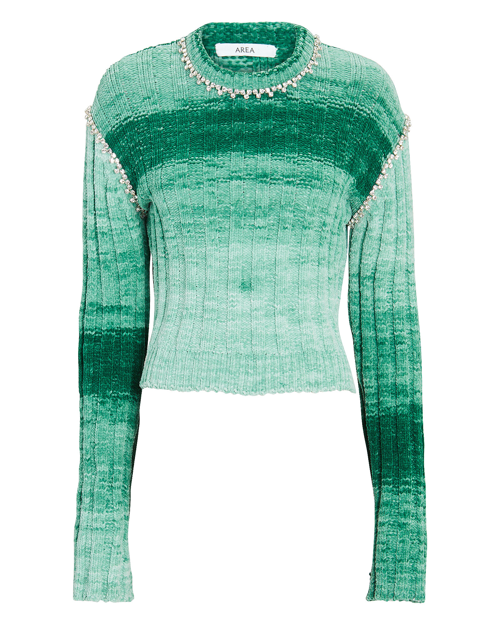 AREA Crystal-Embellished Turtleneck Sweater | INTERMIX®