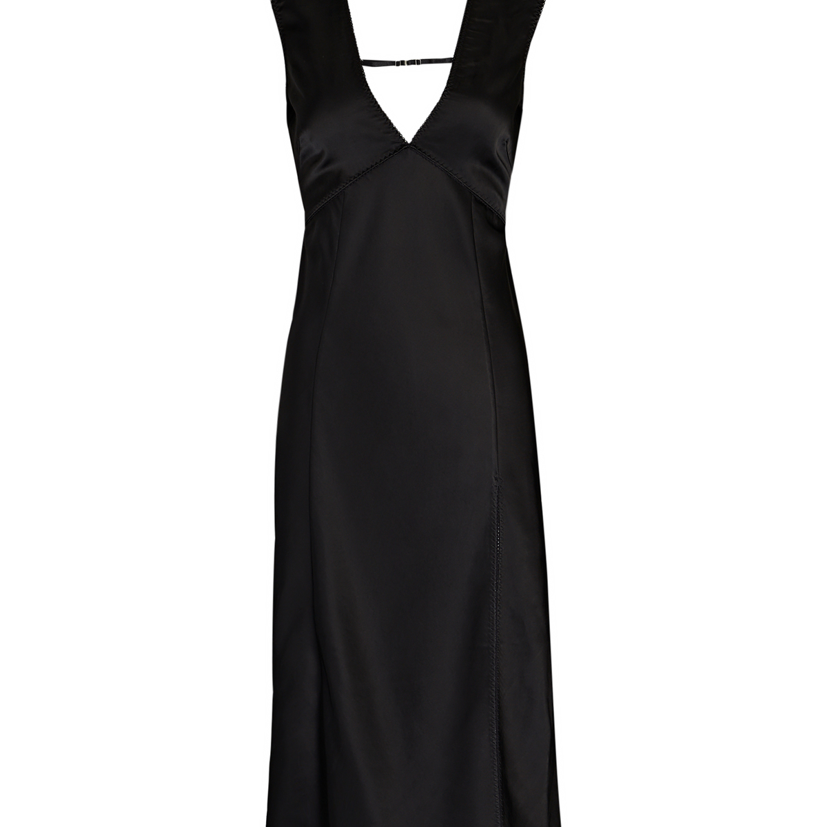 Anna October Ines Midi Dress In Black | INTERMIX®
