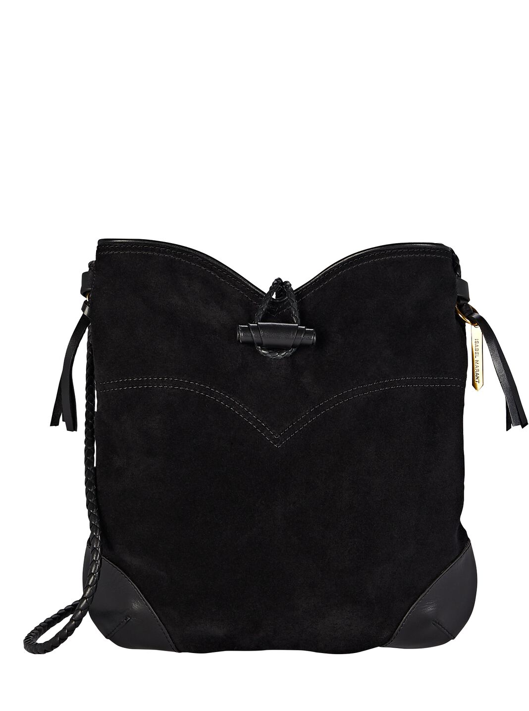 Tyag Slouchy Suede Messenger Bag