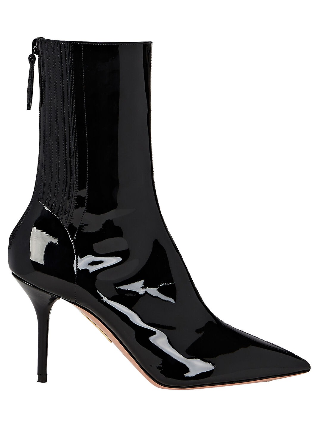 Saint Honor&eacute; Patent-Leather Ankle Boots