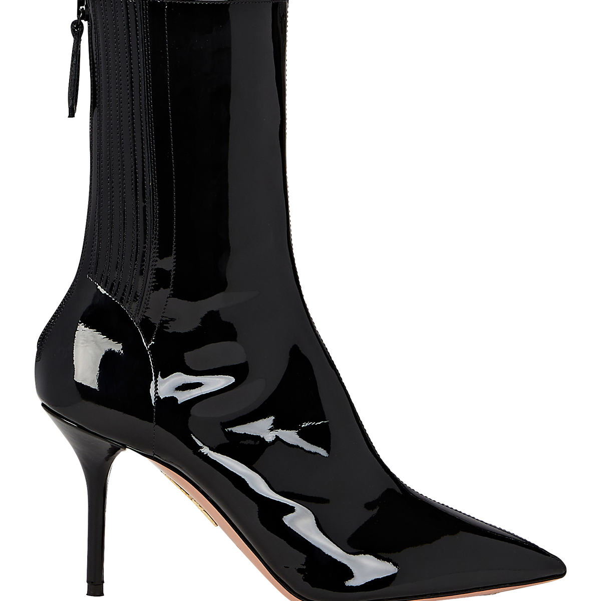 Aquazzura Saint Honoré Patent-Leather Ankle Boots | INTERMIX®