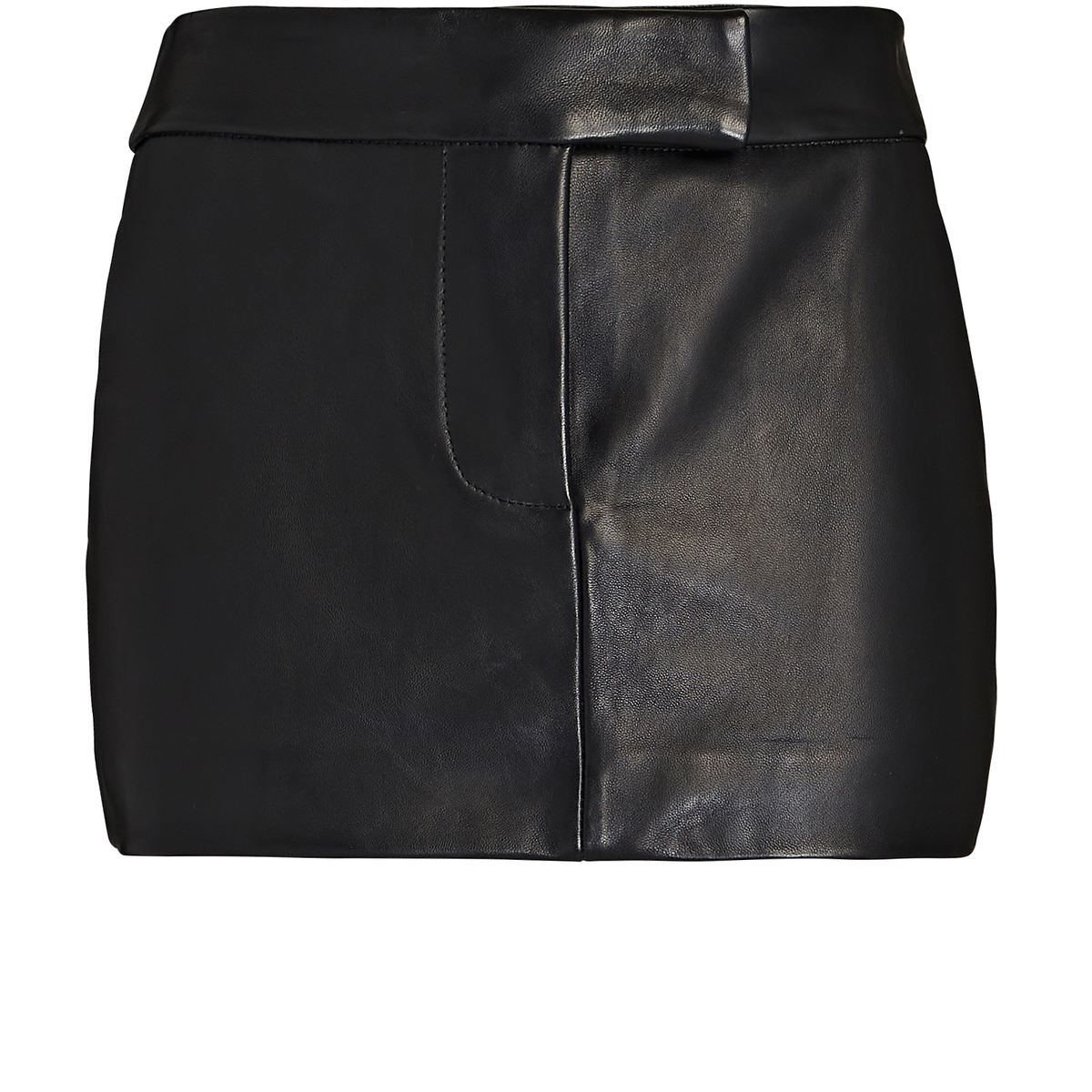 LAMARQUE Inaya Leather Mini Skirt In Black | INTERMIX®