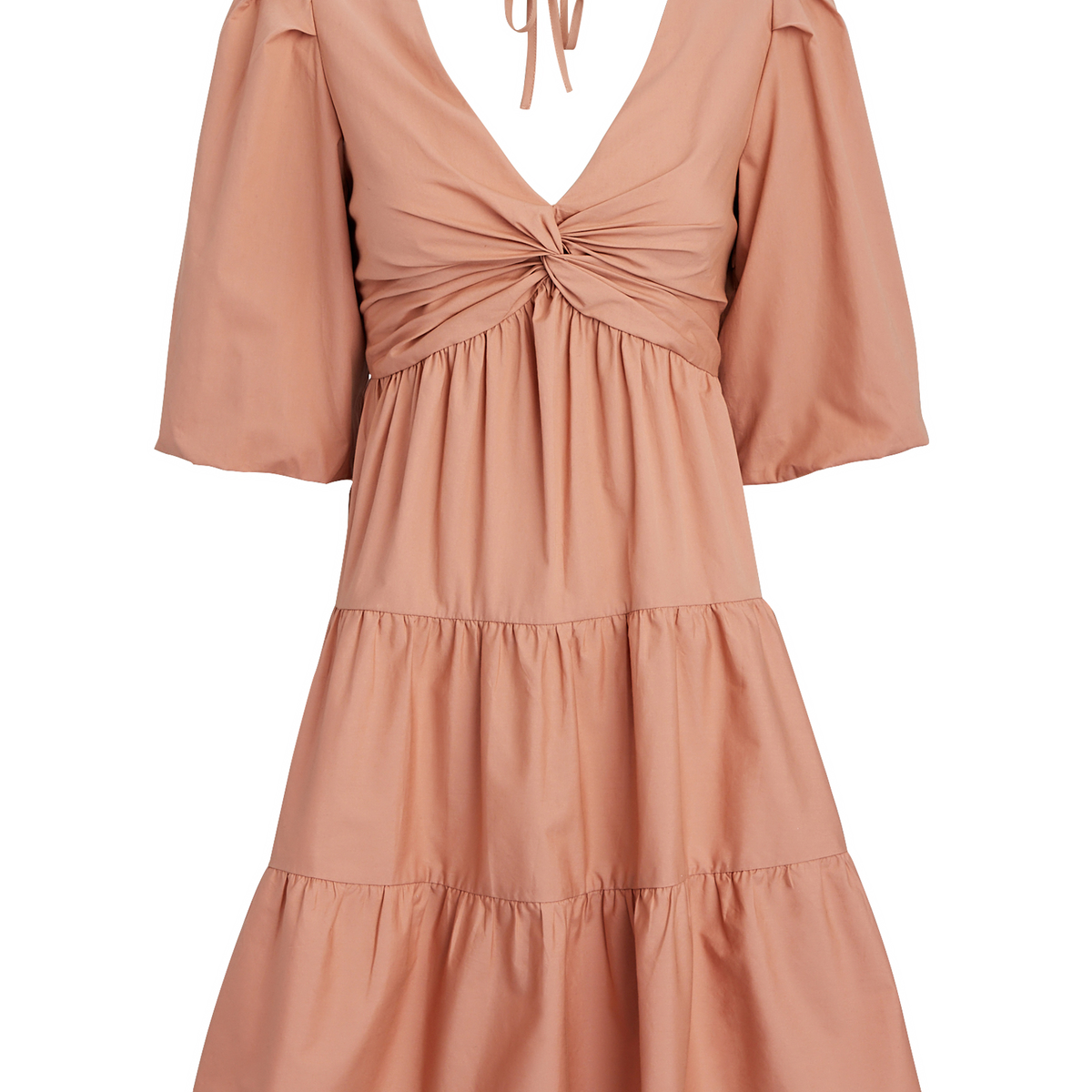 INTERMIX Kimberly Puff Sleeve Cotton Mini Dress | INTERMIX®