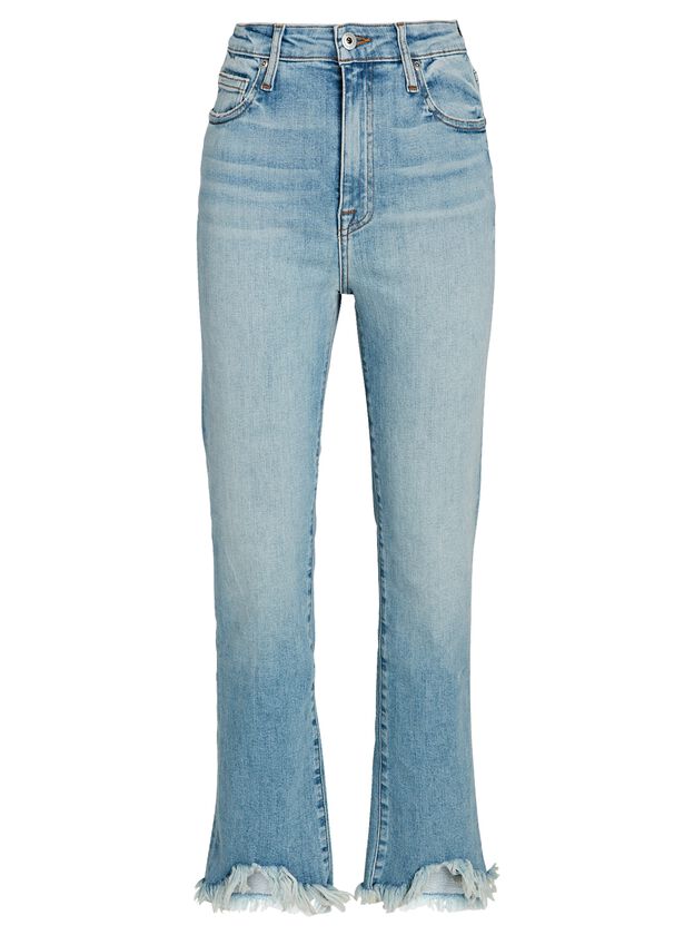 River Frayed High-Rise Jeans