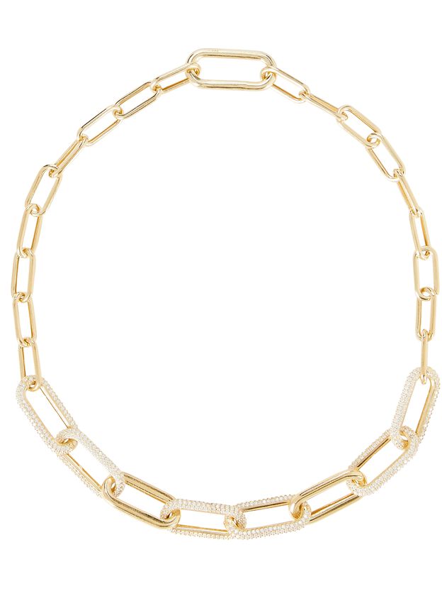 Pavé Chain-Link Necklace