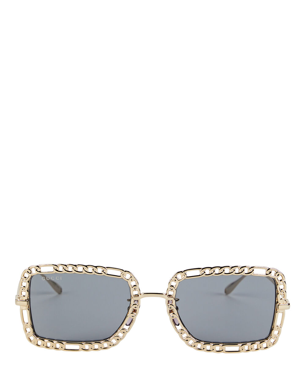 Gucci Rectangle Chain-Embellished Sunglasses