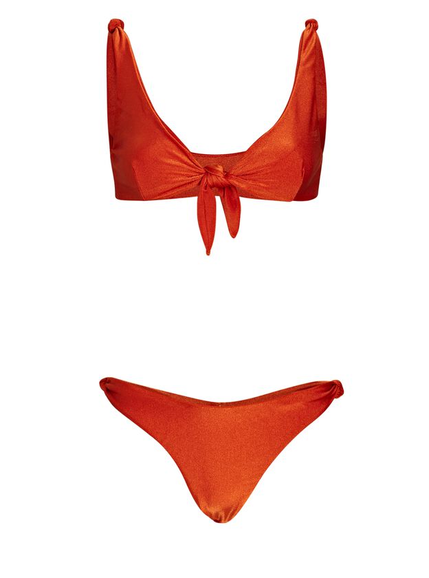 Endless Tie-Front Bikini Set