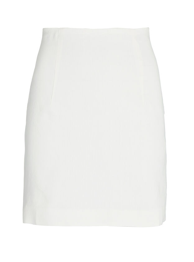 Mani Linen-Blend Mini Skirt