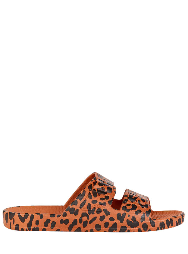 Leopard Printed Slide Sandals
