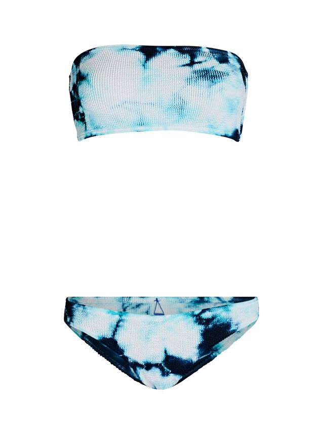 Sierra Marble Bandeau Bikini Set