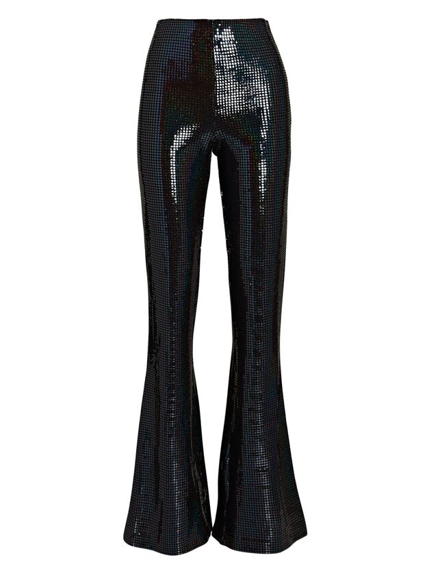 Gabrielle Sequined Flared Pants