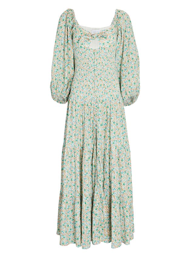 Paloma Floral Cotton Maxi Dress