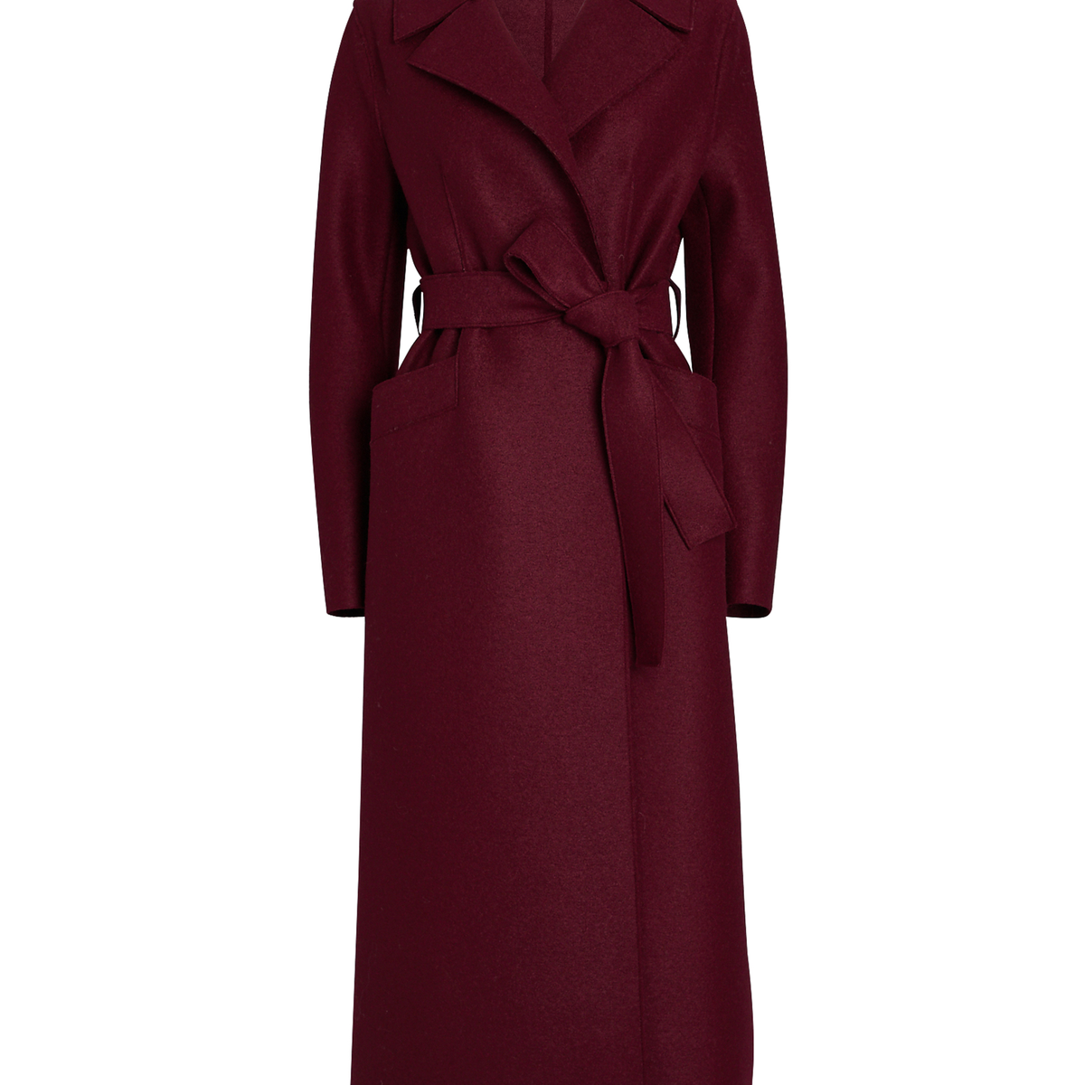 Harris Wharf London Belted Virgin Wool Coat | INTERMIX®