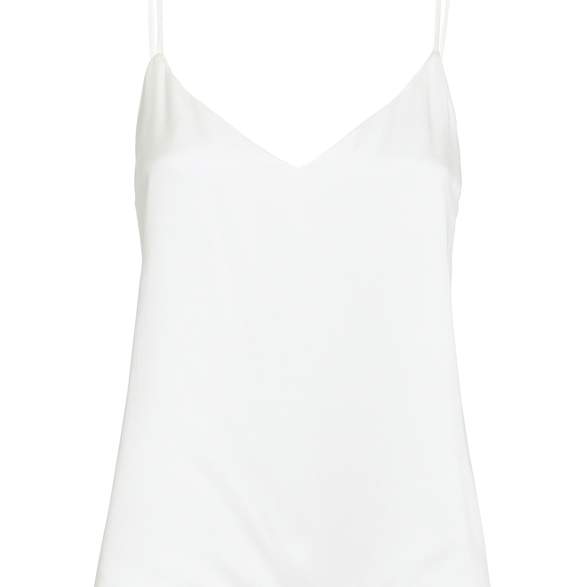L'Agence Jane Silk Camisole in White | INTERMIX®