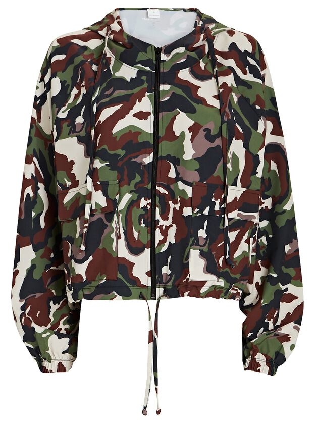 Terrain Hooded Camo Zip-Up Jacket
