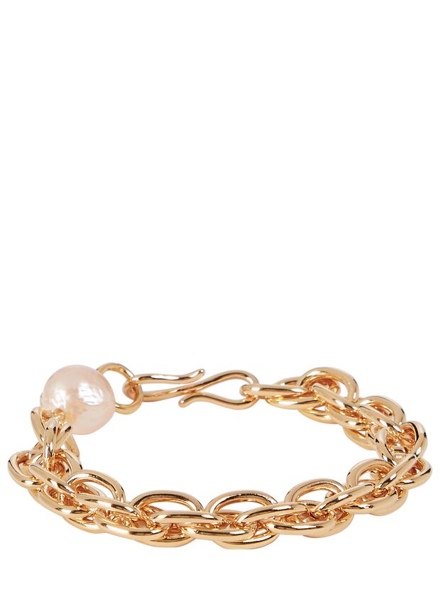 Eva Pearl Chain-Link Bracelet
