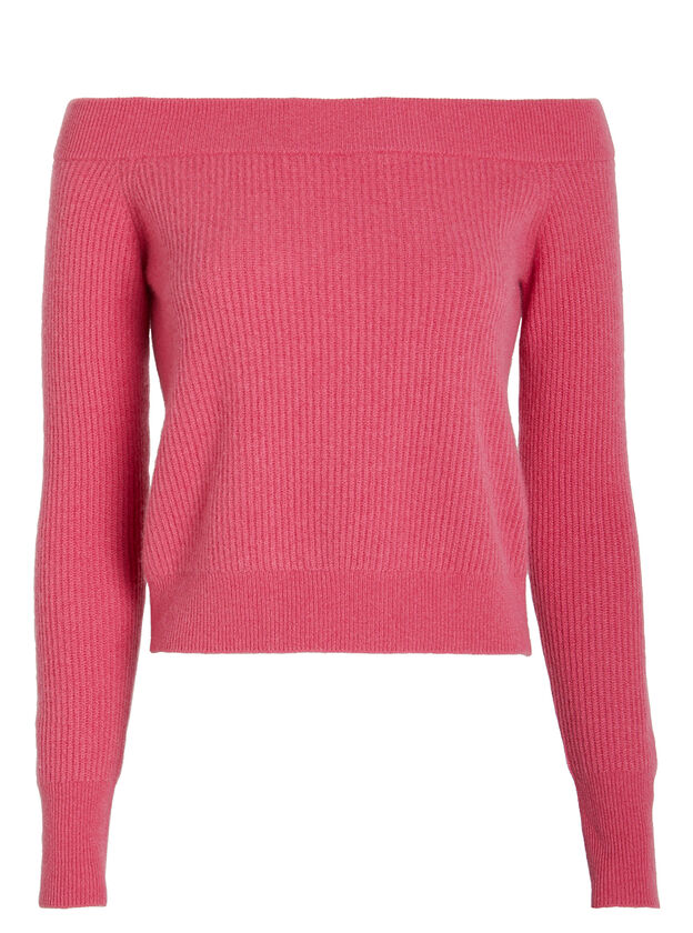 Emilia Off-The-Shoulder Cashmere Sweater