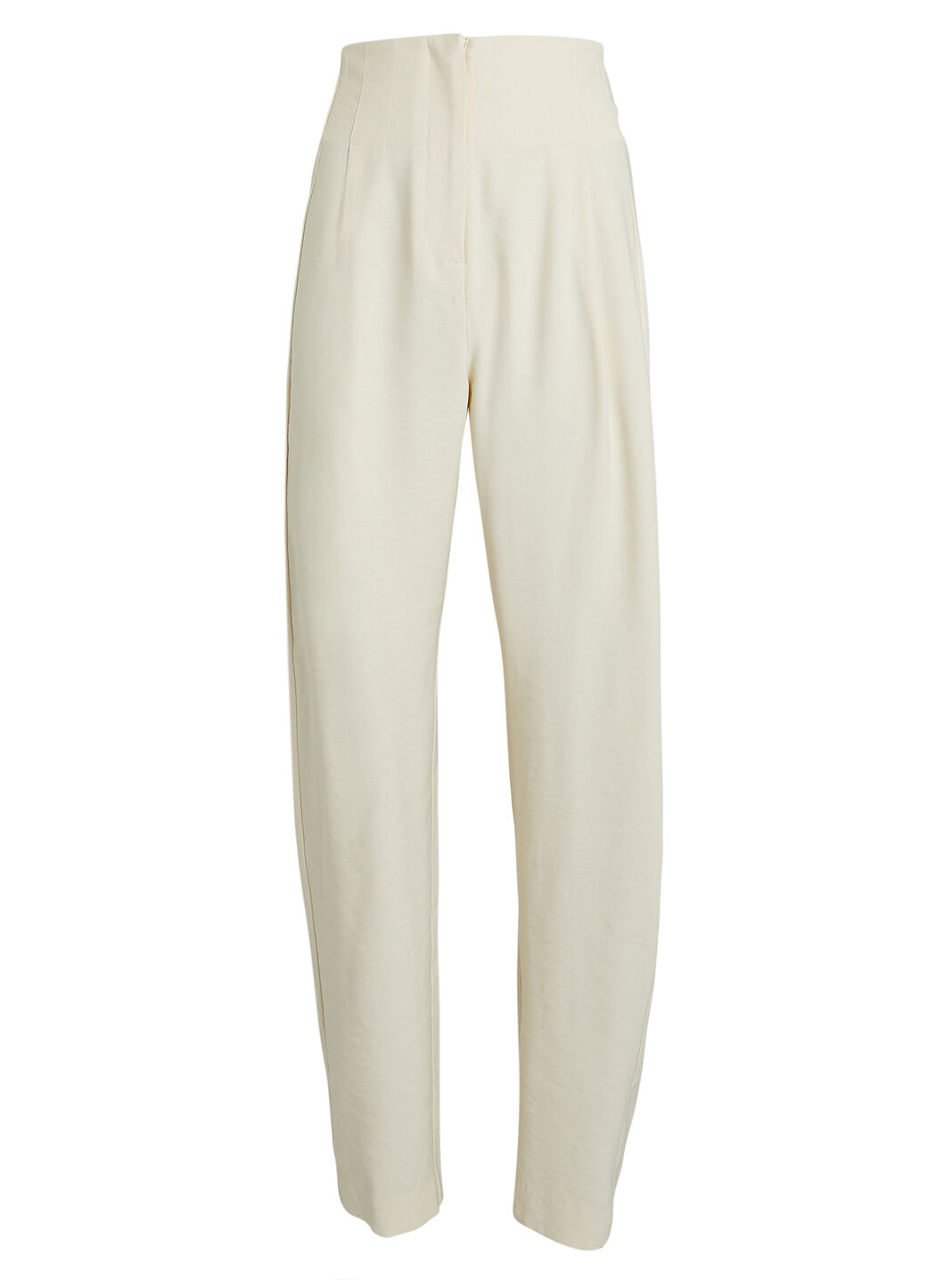 Pleated High-Rise Twill Pants