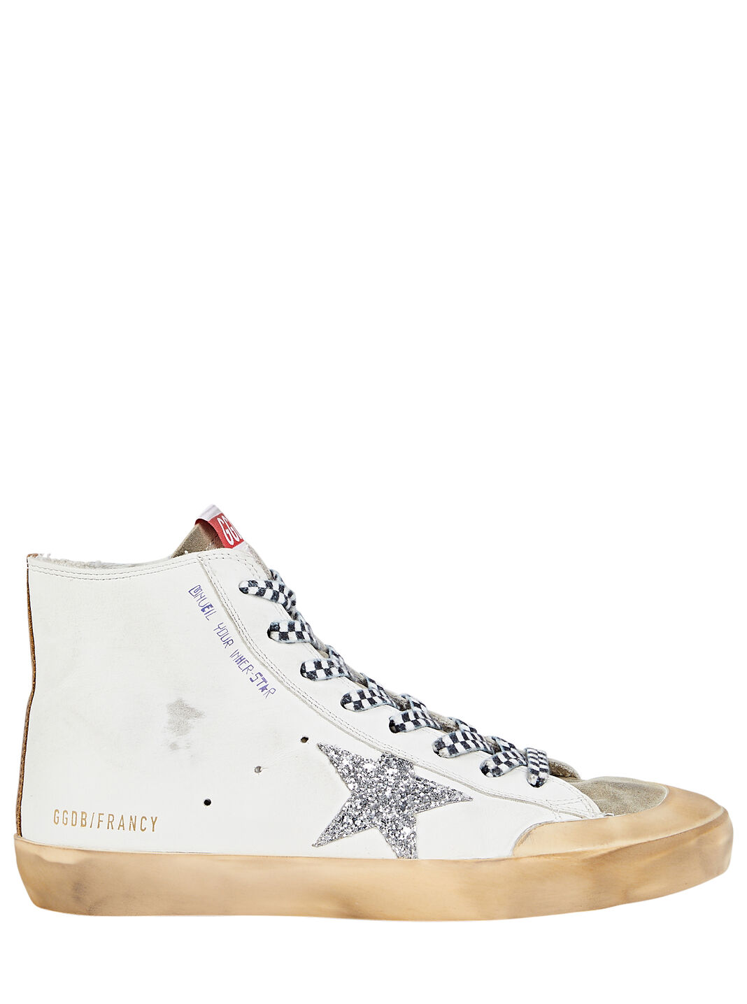 Francy Leather High-Top Sneakers