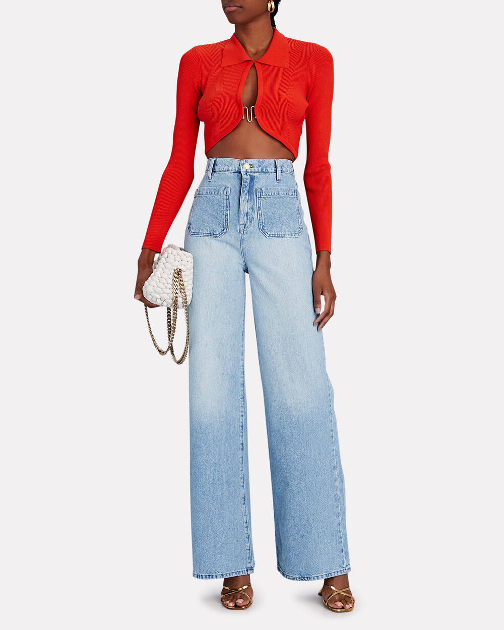 Triarchy Ms. Onassis Long Island Jeans In Blue | INTERMIX®