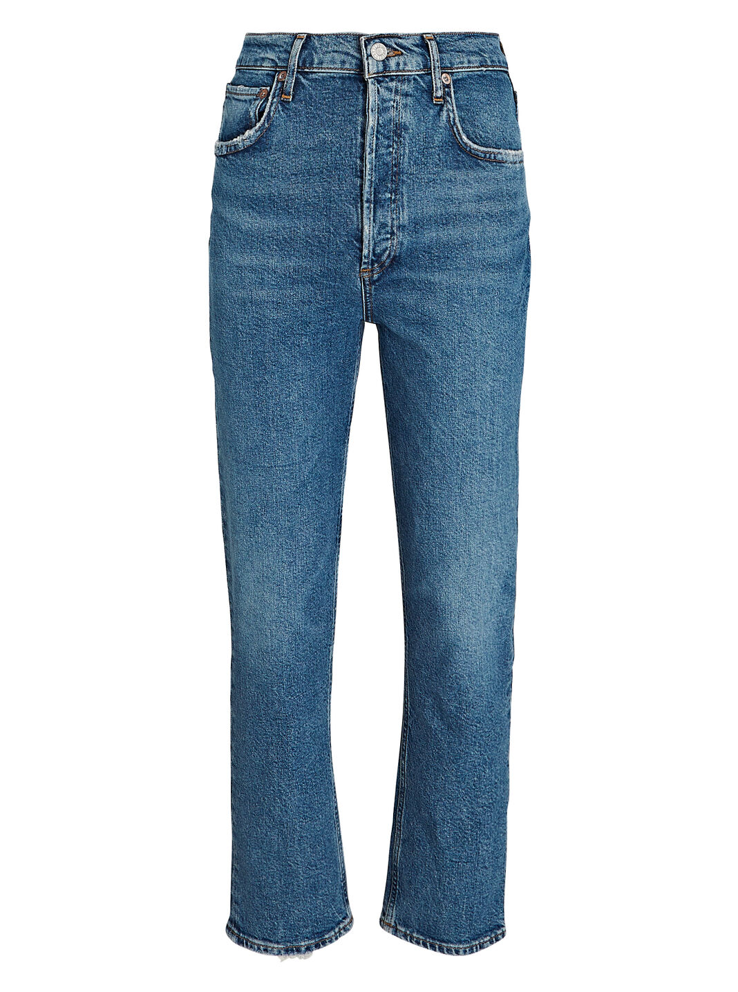 Riley High-Rise Cropped Organic Jeans