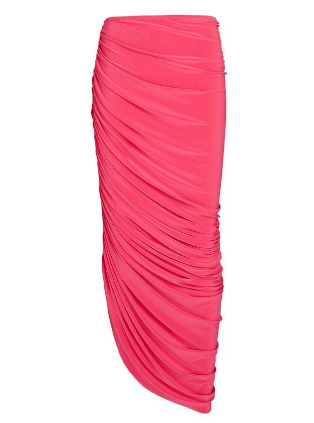 Diana Ruched Jersey Maxi Skirt