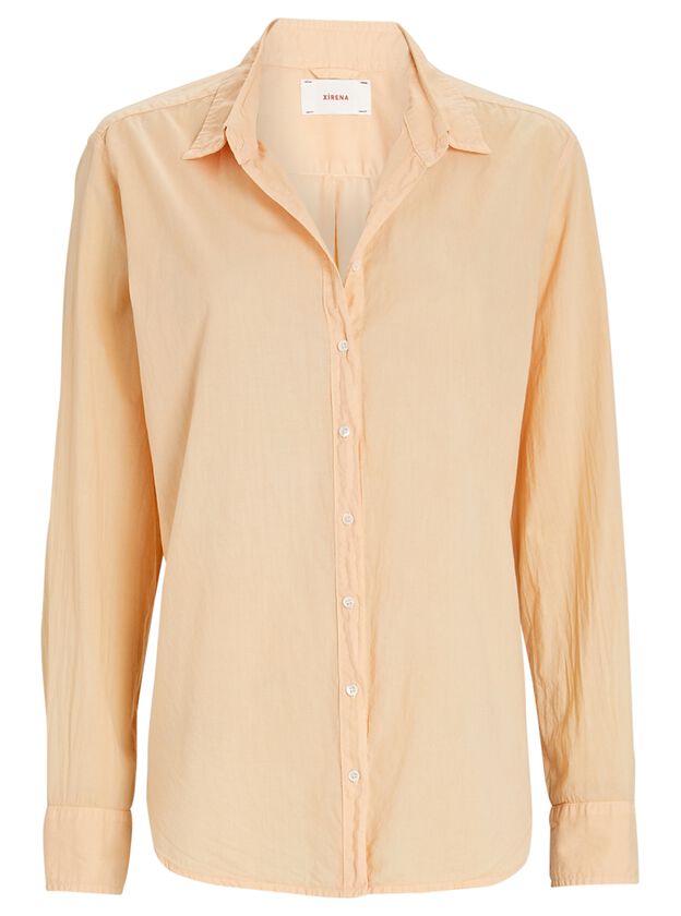 Beau Cotton Button-Down Shirt