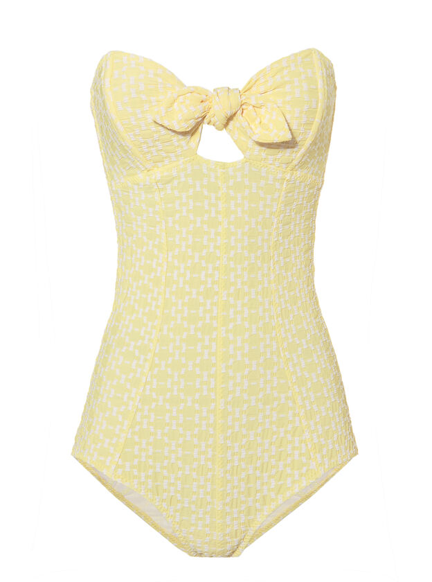 Poppy Yellow One Piece Swimsuit