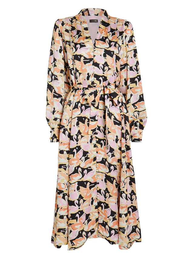 Amelie Swans Midi Dress