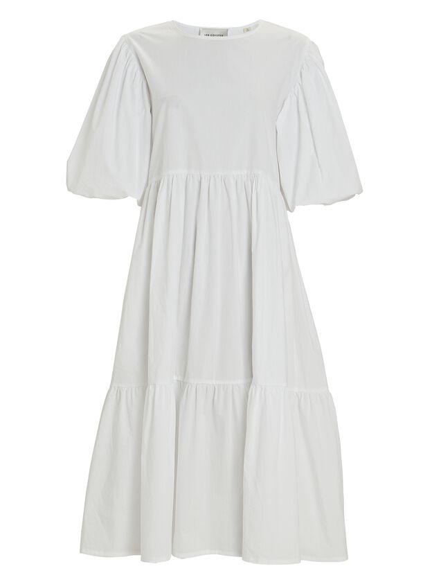Leoni Tiered Cotton Midi Dress