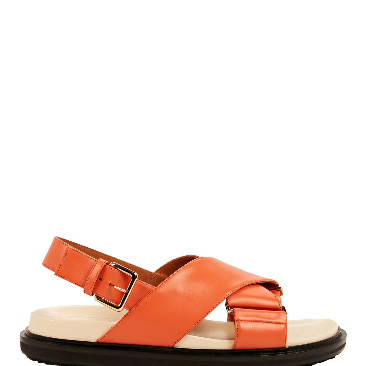 Marni Fussbett Slingback Sandals In Orange | INTERMIX®