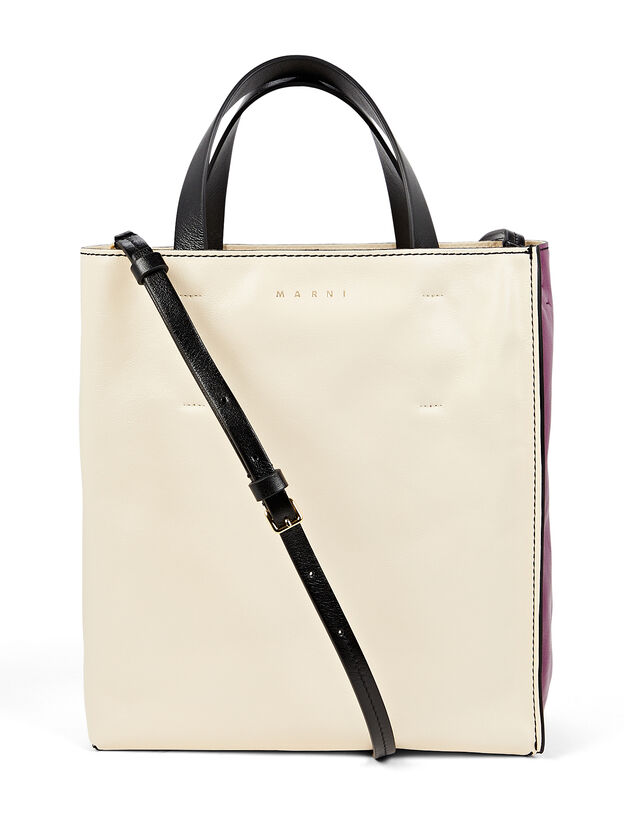 Museo Two-Tone Leather Tote Bag