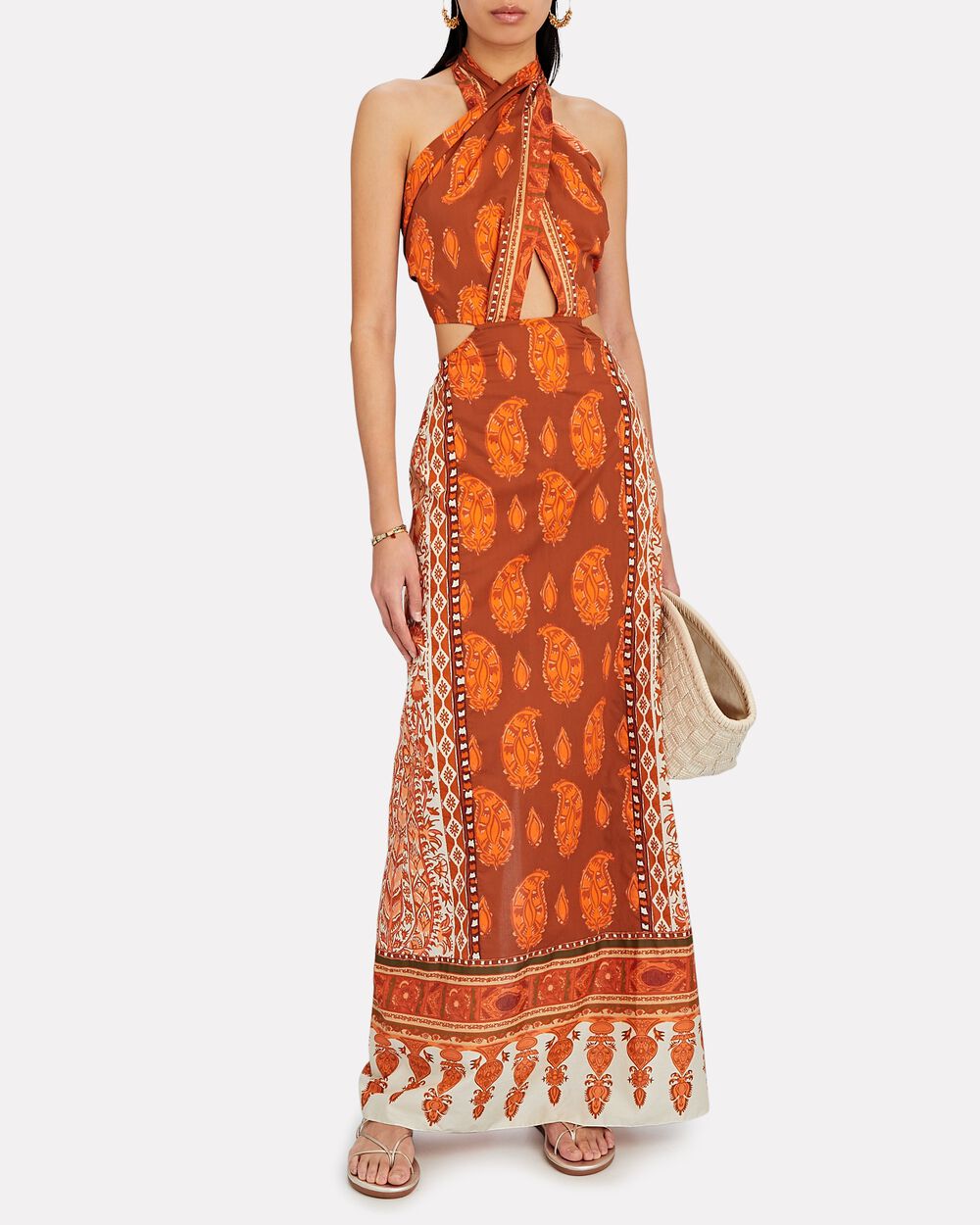 Johanna Ortiz Old Indian Sun Halter Maxi Dress | INTERMIX®