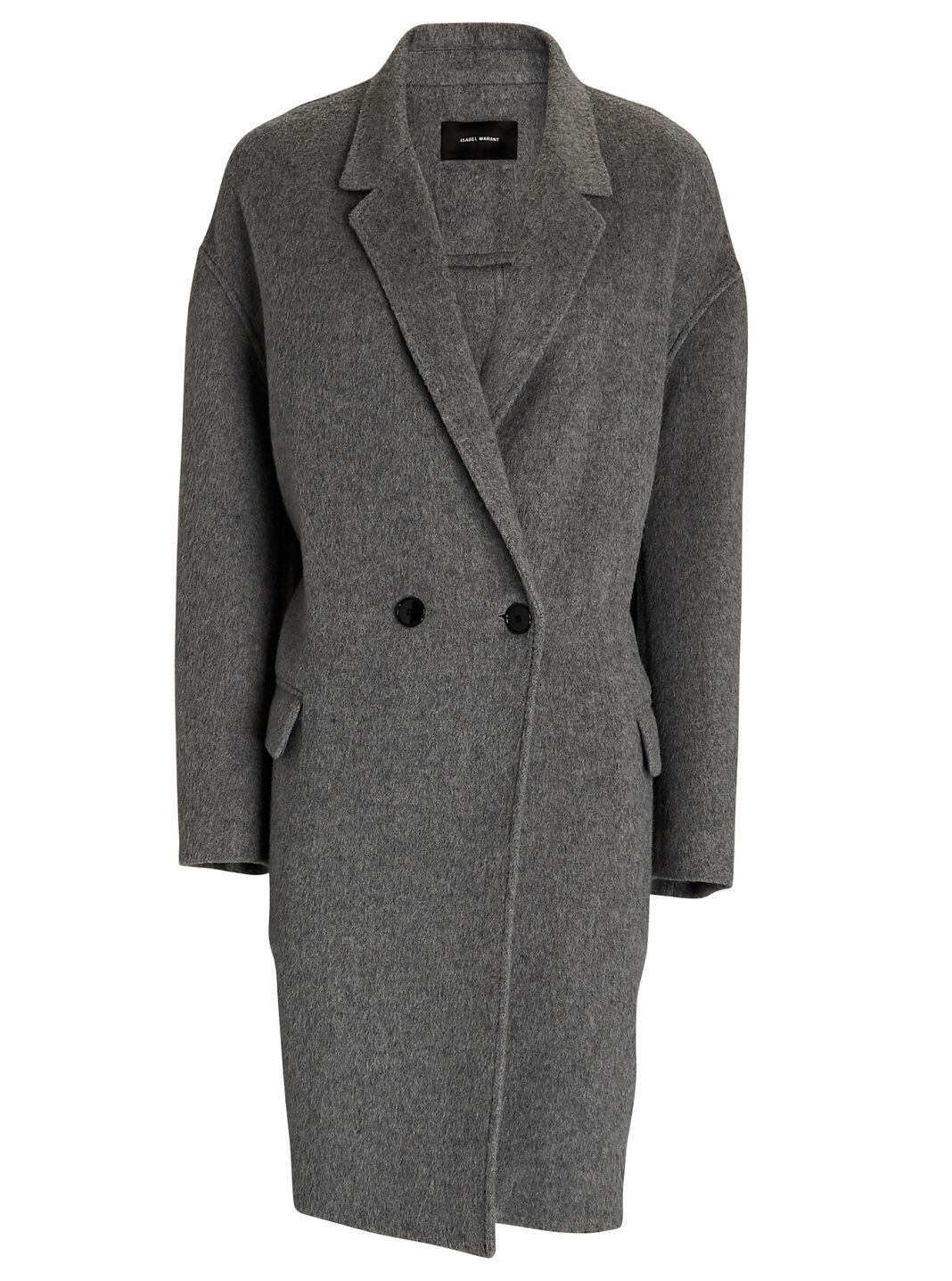 Efegozi Double-Breasted Wool-Blend Cocoon Coat