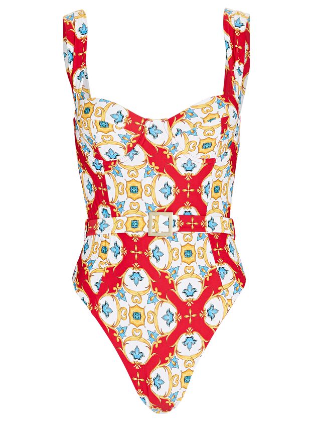Danielle Belted One-Piece Swimsuit