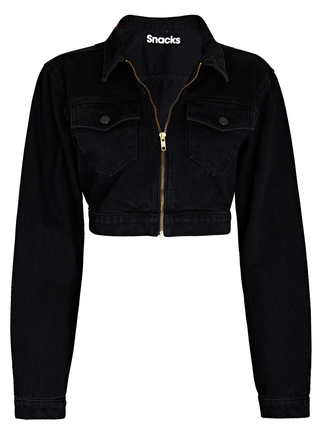 The Chiclet Cropped Denim Jacket