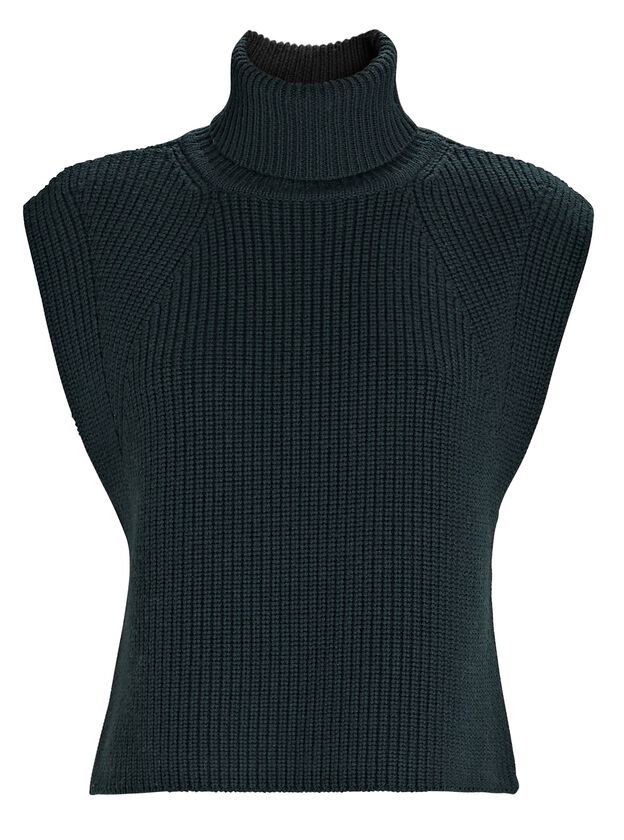 Megan Sleeveless Turtleneck Sweater