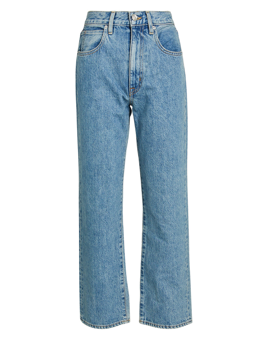 London Cropped High-Rise Jeans