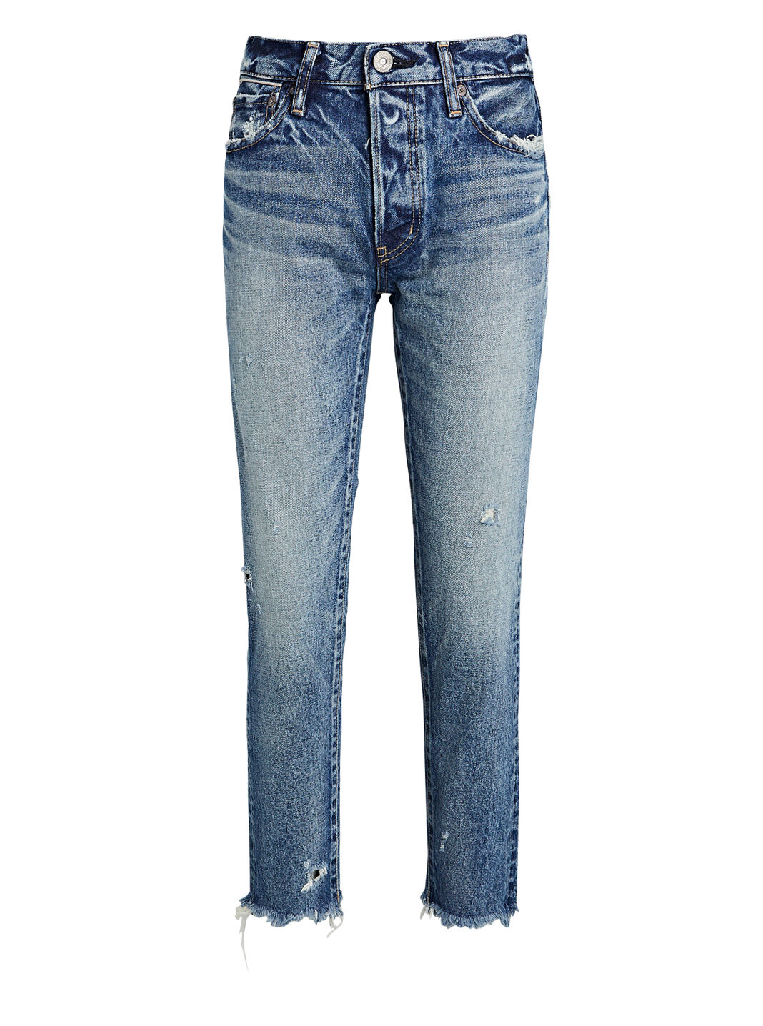 Merry Distressed Ankle Crop Jeans
