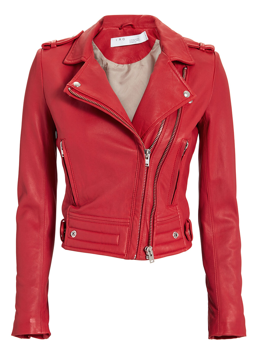 Women's Red Leather Jacket | IRO | INTERMIX®