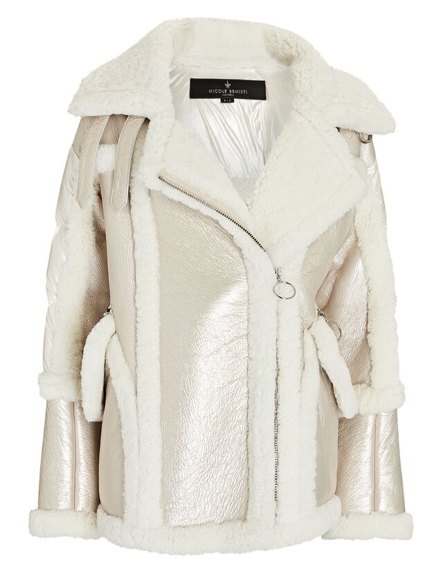 Montaigne Shearling Puffer Jacket