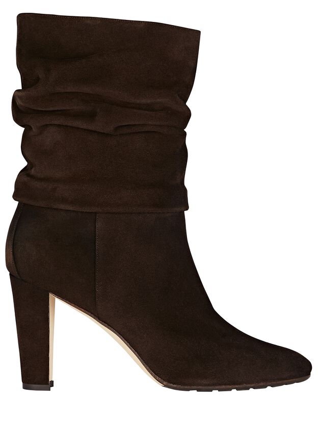 Shushan Slouch Suede Ankle Boots