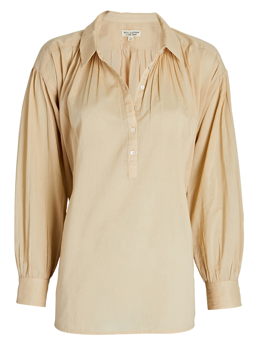 Miles Gathered Voile Blouse