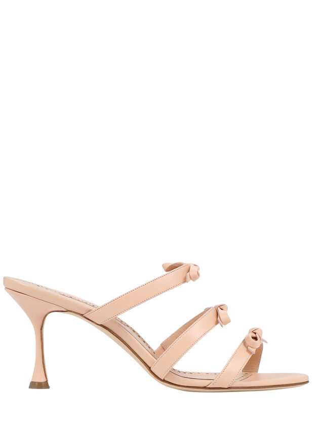 Ircana Leather Bow Sandals