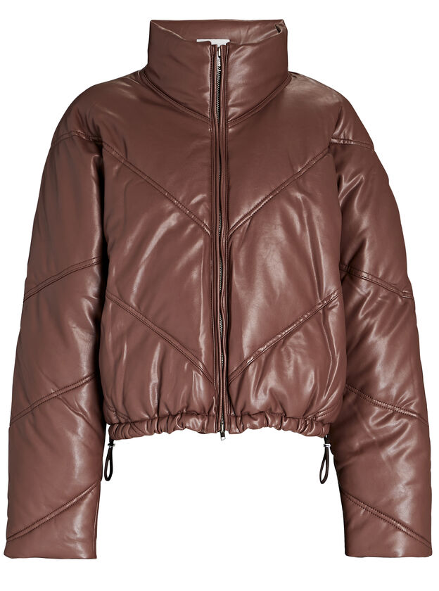 Morrison Vegan Leather Puffer Jacket